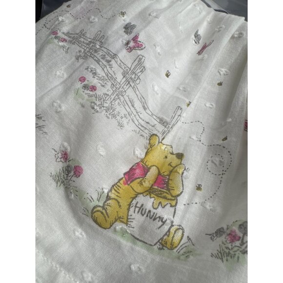 George Disney Baby Winnie The Pooh Dress First Size 50-56cm Cream White Flower C - Picture 9 of 11